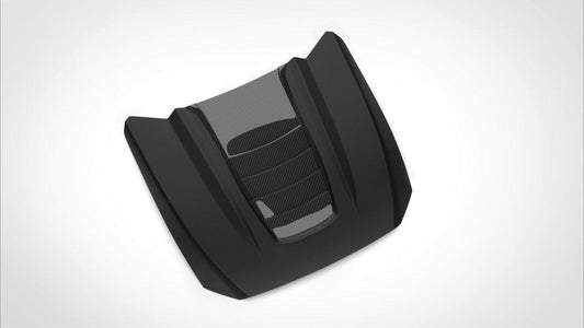 Ford Mustang Ecoboost V6 GT S550.1 2015 2016 2017 with Aftermarket Parts - STORM Hood Bonnet Carbon Fiber / FRP from Robot Craftsman