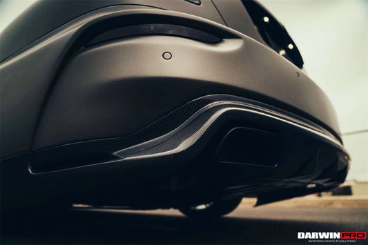DarwinPRO 2016-2020 Rolls-Royce Wraith/Dawn BKSS Style Partial Carbon Fiber Rear Bumper