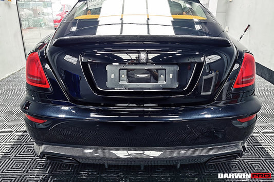 DarwinPRO 2016-2020 Rolls-Royce Wraith/Dawn BKSS Style Partial Carbon Fiber Rear Bumper