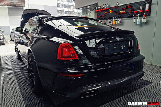 DarwinPRO 2016-2020 Rolls-Royce Wraith/Dawn BKSS Style Partial Carbon Fiber Rear Bumper