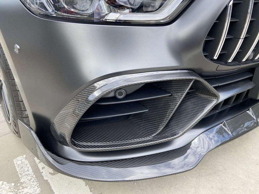 Mercedes Benz AMG GT 4 Door GT53 GT50 X290 C290 2019-ON with Aftermarket Parts - Brabus Style Front Bumper Vent Cover Carbon Fiber from Aero Republic