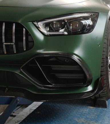 Mercedes Benz AMG GT 4 Door GT53 GT50 X290 C290 2019-ON with Aftermarket Parts - Brabus Style Front Bumper Vent Cover Carbon Fiber from Aero Republic