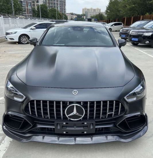 Mercedes Benz AMG GT 4 Door GT53 GT50 X290 C290 2019-ON with Aftermarket Parts - Brabus Style Front Lip Carbon Fiber from Aero Republic