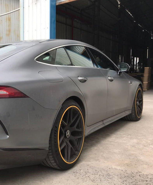 Mercedes Benz AMG GT 4 Door GT53 GT50 X290 C290 2019-ON with Aftermarket Parts - Brabus Style Side Skirts Carbon Fiber from Aero Republic