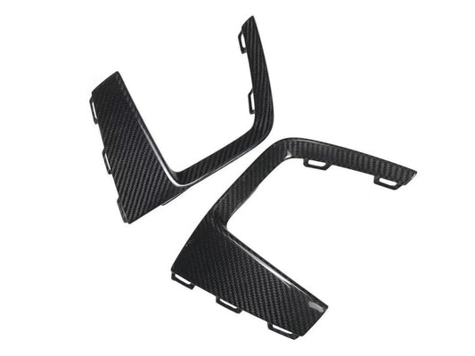SD Carbon Carbon Fiber Fog Light Cover For Audi A4 S4 2020-ON B9.5 - Performance SpeedShop