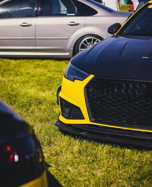 SD Carbon Carbon Fiber Front Lip For Audi A4 S-Line & S4 2019-ON B9 B9.5 - Performance SpeedShop