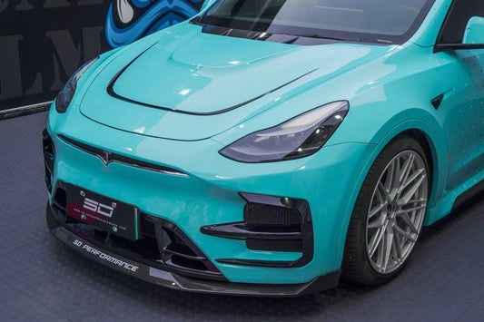 SD Carbon Front Bumper & Lip For Tesla Model Y / Performance - Performance SpeedShop