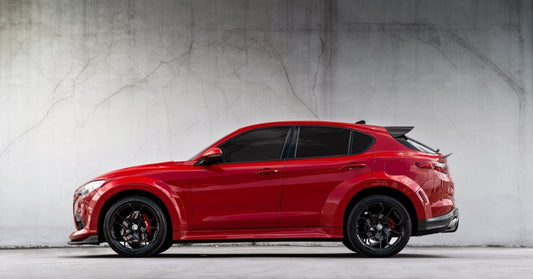 SD Carbon Pre-preg Carbon Fiber Rear Roof Spoiler For Alfa Romeo Stelvio - Performance SpeedShop