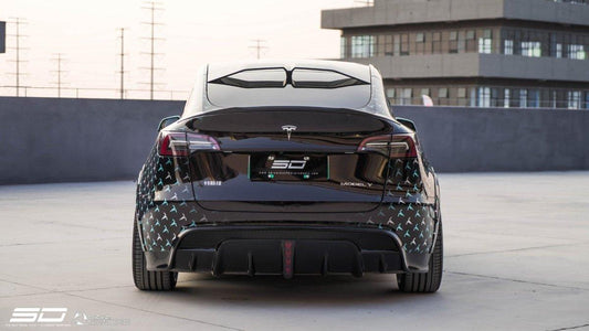 SD Carbon Rear Roof Spoiler For Tesla Model Y / Performance - Performance SpeedShop