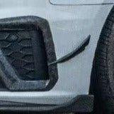 Audi S4 A4 S-line (with s-line bumper) B9.5 2020 2021 2022 2023 2024 with Aftermarket Parts - Front Canards Pre-preg Carbon Fiber from TAKD Carbon
