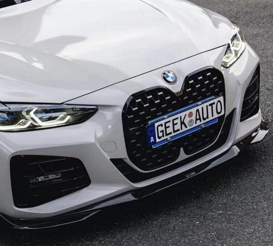 BMW 4 Series 430i (with M-package bumper, does not fit base model) M440i G22 G23 2020-ON with Aftermarket Parts - Front Lip Carbon Fiber from TAKD Carbon