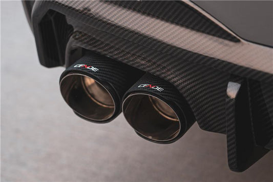 BMW 5 Series M550 540 530 (with M-package bumper, does not fit base model) G30 LCI 2021-ON with Aftermarket Parts - Rear Diffuser Pre-preg Carbon Fiber from TAKD Carbon
