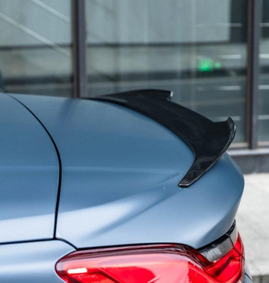 BMW 8 Series M850 840 G14 & G16 2018-ON with Aftermarket Parts - AC Style Rear Spoiler Pre-preg Carbon Fiber from TAKD Carbon