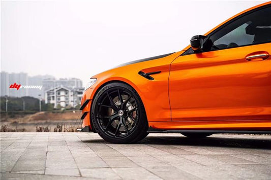 BMW M5 / M5C / M5CS F90 (fits both Pre-LCI & LCI) 2018 2019 2020 2021 2022 2023 2024 with Aftermarket Parts - Side Skirts from TAKD Carbon