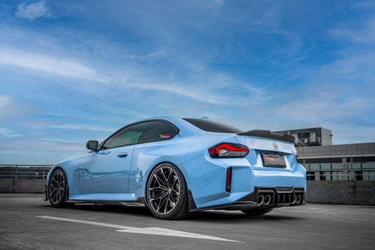 BMW M2 / M2C G87 2023-ON with Aftermarket Parts - Rear Diffuser Pre-preg Carbon Fiber from TAKD Carbon