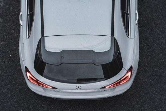 Mercedes Benz A-Class A45 A35 A220 W177 2019-ON with Aftermarket Parts - Rear Roof Spoiler Pre-preg Carbon Fiber from TAKD Carbon