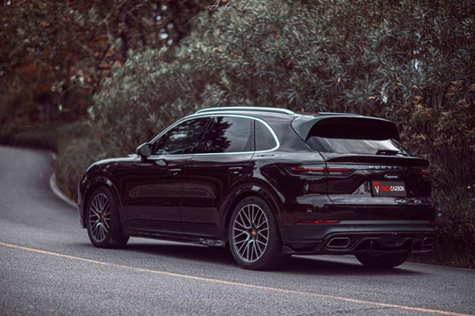 Porsche Cayenne 9Y0 9Y3 2018-ON with Aftermarket Parts - Side Skirts Pre-preg Carbon Fiber from TAKD Carbon