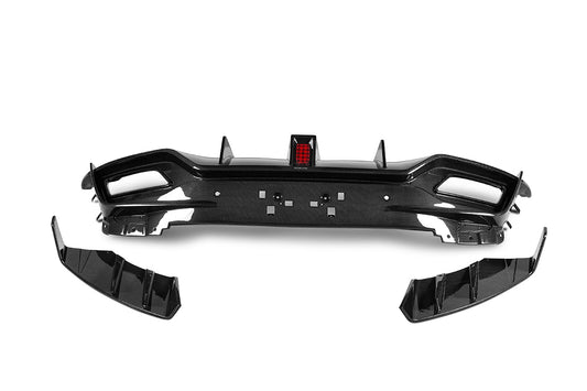 Aston Martin DB11 V8 V12 2017 2018 2019 2020 2021 2022 2023 with Aftermarket Parts - Rear Diffuser & Canards Carbon Fiber from Ventus Veloce