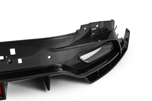 Aston Martin DB11 V8 V12 2017 2018 2019 2020 2021 2022 2023 with Aftermarket Parts - Rear Diffuser & Canards Carbon Fiber from Ventus Veloce