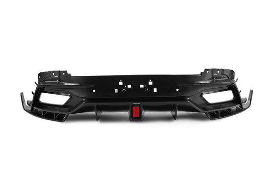 Aston Martin DB11 V8 V12 2017 2018 2019 2020 2021 2022 2023 with Aftermarket Parts - Rear Diffuser & Canards Carbon Fiber from Ventus Veloce