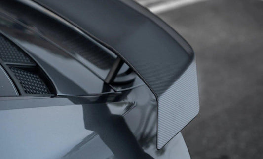 Audi R8 Gen 2 2020 2021 2022 2023 with Aftermarket Parts - Rear Wing Carbon Fiber from Ventus Veloce