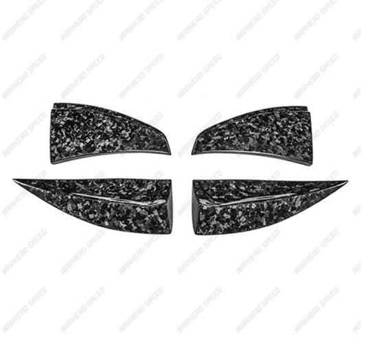 WARHEAD SPEED DRY Carbon Fiber Rear Diffuser For Porsche Panamera 971 / Turbo / GTS 2017-ON - Performance SpeedShop