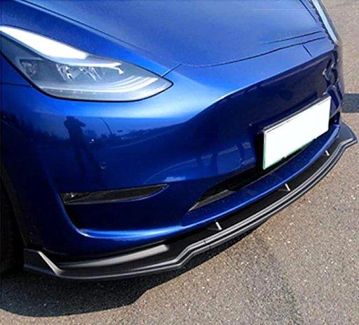 How to install a Front Bumper Lip Spoiler on Tesla Model Y ...
