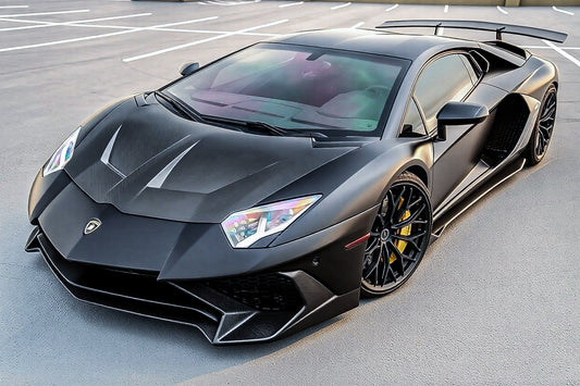 Lamborghini Aventador Base LP700 LP720 S LP740 SV LP750 Ultimate LP780 SVJ LP770 2012 2013 2014 2015 2016 2017 2018 2019 2020 2021 2022 2023 2024 with Aftermarket Parts - 1:1 OEM SV Style Front Bumper Carbon Fiber / FRP from Aero Republic