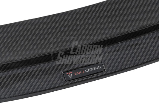 Porsche 718 Cayman / Boxster / GTS 2017-ON with Aftermarket Parts - Front Bumper & Lip Pre-preg Carbon Fiber from TAKD Carbon