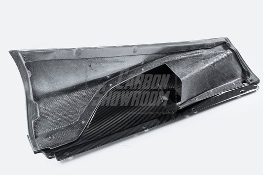 McLaren 720S 2018 2019 2020 2021 2022 2023 with Aftermarket Parts - 765LT Side Skirts Pre-preg Carbon Fiber / FRP from Aero Republic