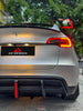 Armorextend Plustic ABS Rear Diffuser for Tesla Model Y 2021-ON