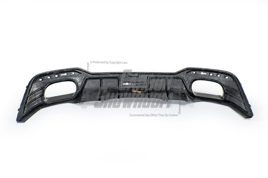 Audi S5 A5 S-line (with s-line bumper) B9.5 2020 2021 2022 2023 2024 with Aftermarket Parts - V2 Style Rear Diffuser & Canards Pre-preg Carbon Fiber from TAKD Carbon