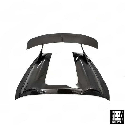 Porsche 718 Boxster Base S T GTS Convertible 2017-ON with Aftermarket Parts - Tonneau Cover and Wing Carbon Fiber from Geex Village