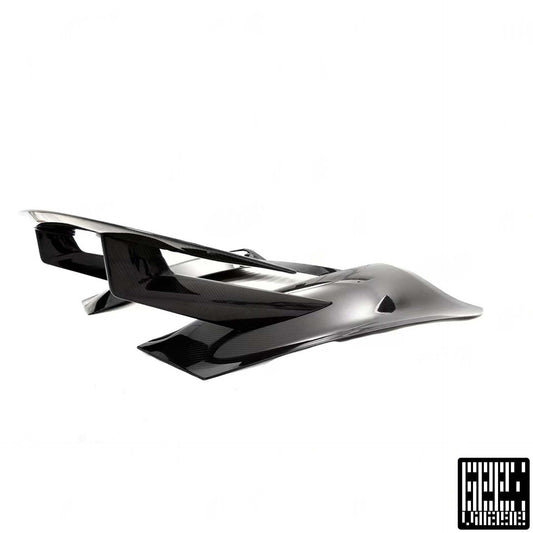 Porsche 718 Boxster Base S T GTS Convertible 2017-ON with Aftermarket Parts - Tonneau Cover and Wing Carbon Fiber from Geex Village