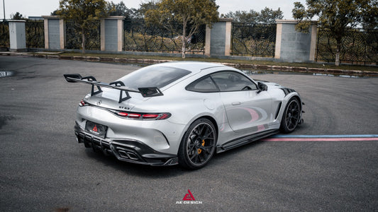 Mercedes Benz AMG GT63 SE Performance/Pro/Base GT55 C192 2025-ON with Aftermarket Parts - ART Rear Canards Dry Pre-preg Carbon Fiber from ArmorExtend