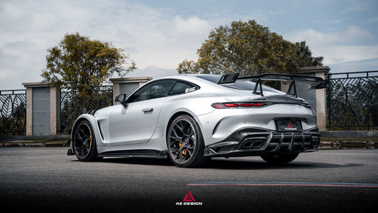Mercedes Benz AMG GT63 SE Performance/Pro/Base GT55 C192 2025-ON with Aftermarket Parts - ART Rear Canards Dry Pre-preg Carbon Fiber from ArmorExtend