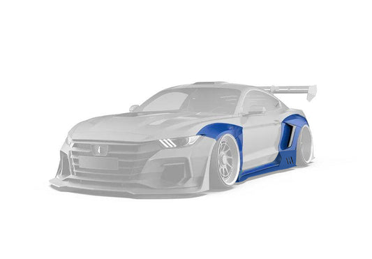 Robot Craftsman " DAWN & DUSK " Widebody Fender Flares Wheel Arches & Side Skirts for Ford Mustang Ecoboost V6 GT S550.1 2015-2017 Carbon Fiber / FRP