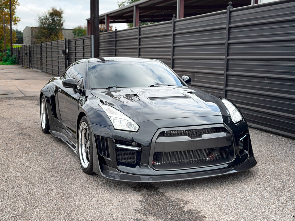 Robot Craftsman "Godzilla" Widebody Front Bumper & Lip for Nissan GTR Nismo C/DBA Carbon Fiber/FRP