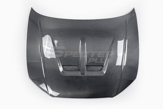 Audi RS3 8V.5 2018 2019 2020 with Aftermarket Parts - Hood Carbon Fiber / FRP from SPECTER PLUS