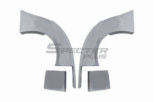 Nissan 350Z Nismo Performance Anniversary Grand Touring Base Fairlady Z Z33 2003 2004 2005 2006 2007 2008 2009 with Aftermarket Parts - Widebody Rear Quarter Panel Flares FRP / Carbon Fiber from SPECTER PLUS