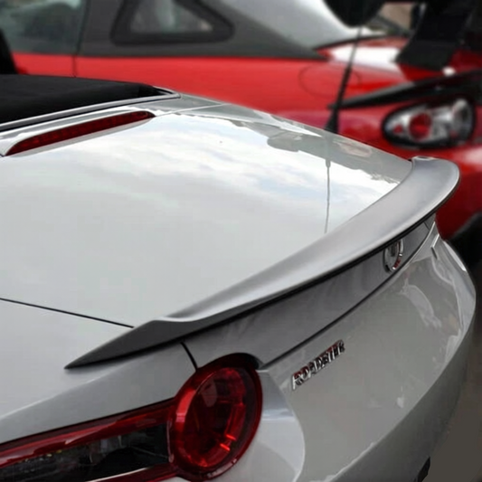 Mazda MX5 Miata Softtop Grand Touring Club Sport ND1 ND2 ND3 2016-ON with Aftermarket Parts - GAGE Style Rear Spoiler FRP from EPR USA