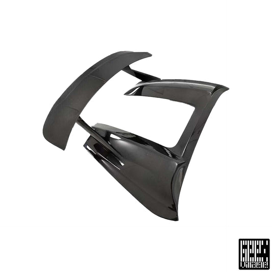 Porsche 718 Boxster Base S T GTS Convertible 2017-ON with Aftermarket Parts - Tonneau Cover and Wing Carbon Fiber from Geex Village