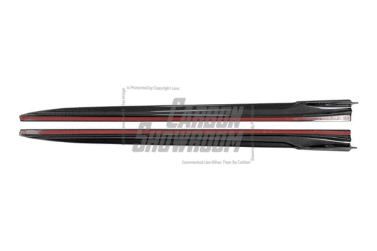 BMW X3 G01 & X4 G02 s/x Drive 30i M40i 2019-ON & X3M F97 & X4M F98 (Fits Both Pre-LCI & LCI) 2019-ON with Aftermarket Parts - AE V2 Side Skirts Carbon Fiber from ArmorExtend 