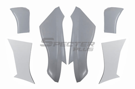 Nissan 350Z Nismo Performance Anniversary Grand Touring Base Fairlady Z Z33 2003 2004 2005 2006 2007 2008 2009 with Aftermarket Parts - Widebody Front Fenders Carbon Fiber / FRP from SPECTER PLUS