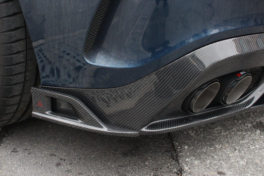 Mercedes Benz A-Class A45/A35/A250/A220 W177 2019 2020 2021 2022 2023 2024 with Aftermarket Parts - AE Style Rear Diffuser Carbon Fiber from ArmorExtend