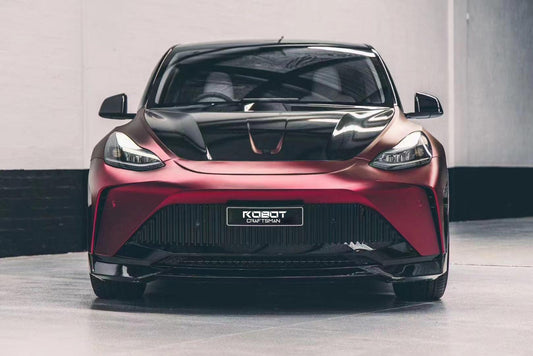 ROBOT CRAFTSMAN "STARSHIP" Front Bumper & Splitter For Tesla Model Y / Performance