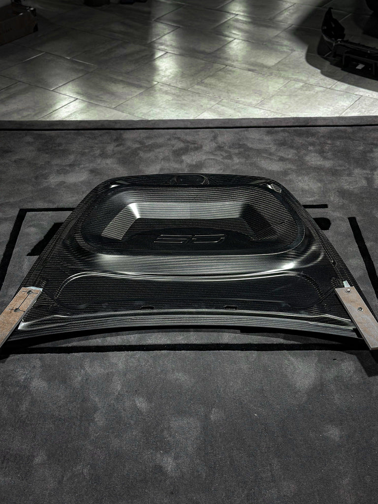 SD Carbon Hood Bonnet For Tesla Model Y / Performance