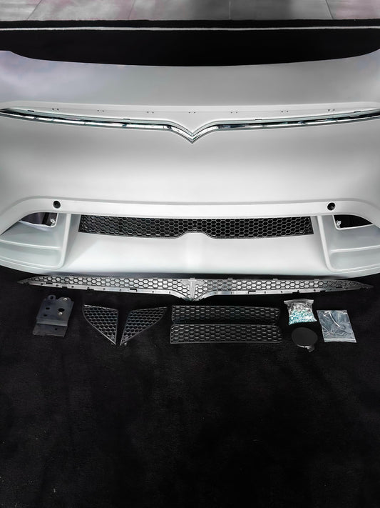 SD Carbon Front Bumper & Lip For Tesla Model Y / Performance