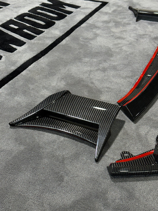 BMW M2 / M2C G87 2023-ON with Aftermarket Parts - Front Lip Pre-preg Carbon Fiber from Karbel Carbon