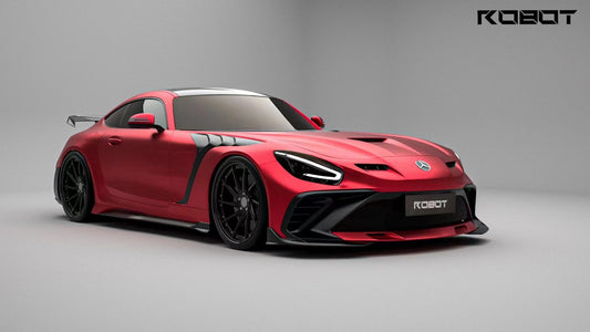 Mercedes Benz AMG GT/GTS C190 (fits both Pre-facelift & facelift) 2015 2016 2017 2018 2020 2021 with Aftermarket Parts - Paragon Style Full Body Kit Package FRP / Carbon Fiber from Robot Craftsman